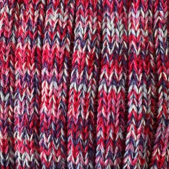 Women Anonymous Ism 5 Colour Mix Crew Adult Socks in Red Mix by