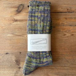 Women Anonymous Ism 5 Colour Mix Crew Adult Socks in Charcoal Mix by