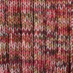 Women Anonymous Ism 5 Colour Mix Crew Adult Socks in Brick Mix by