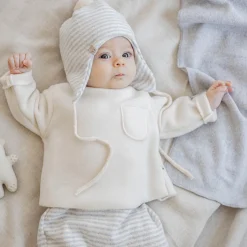 1+ in the family AW24 30% Off Alex Sweater in Ecru by 1+ in the Family