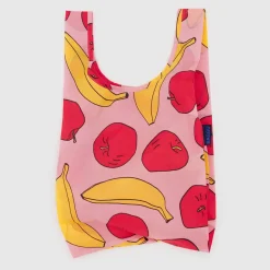 Women Baggu Baby Bag in Light Pink Apples & Bananas by