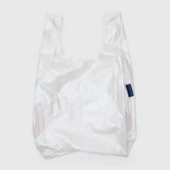 Women Baggu Baby Bag in Metallic Pearl by