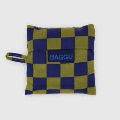 Women Baggu Baby Bag in Pear Navy Check by
