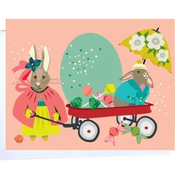 Elizabeth Grubaugh Egg Easter Greetings Card by