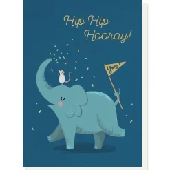 Stormy Knight Elephant Sprinkles Birthday Greetings Card by