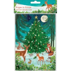 Roger La Borde Heart Of The Forest Advent Calendar Greetings Card By