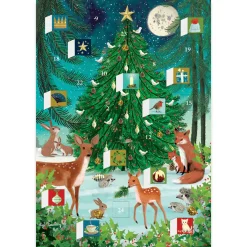 Roger La Borde Heart Of The Forest Advent Calendar Greetings Card By