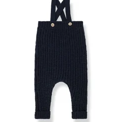 1+ In The Family 50% Off Sale Maud Dungarees in Navy by 1+ in the Family - Last One In Stock - 6 Months
