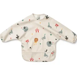 Liewood Clothing SS25 Merle Printed Cape Bib in Circus / Sandy by Liewood