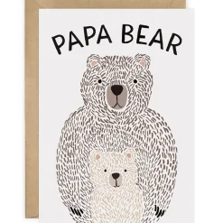 LoveLight Paper Papa Bear Greetings Card by