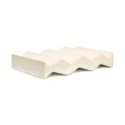 Women Oba Studios Rocky M. Handmade Ceramic Soap Dish in White by