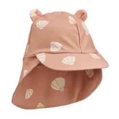 Kids Liewood Clothing 50% Off Senia UV Sun Hat With Ears in Shell / Pale Tuscany by Liewood
