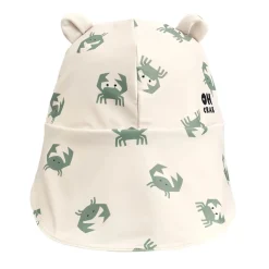 Kids Liewood Clothing 50% Off Senia UV Sun Hat With Ears in Crab / Sandy by Liewood