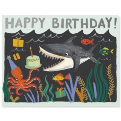 Rifle Paper Co. Shark Birthday Greetings Card By