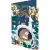 Roger La Borde Sleeping Hedgehogs Laser Cut Christmas Greetings Card By