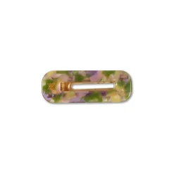 Women Repose AMS 50% Off Sale Squared Hair Clip in Green Marble by Repose AMS