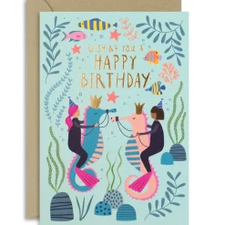 Mifkins Under The Sea Birthday Greetings Card by